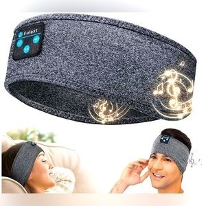 Fulext Unisex Wireless Bluetooth Headband Gray OS
